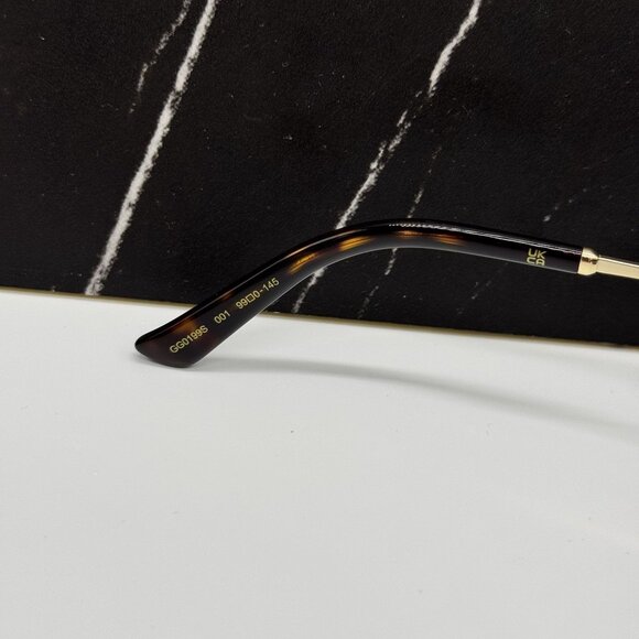 NEW GUCCI GG0199S 001 BLACK/GRAY MEN SUNGLASSES GUCCI - Picture 7 of 9